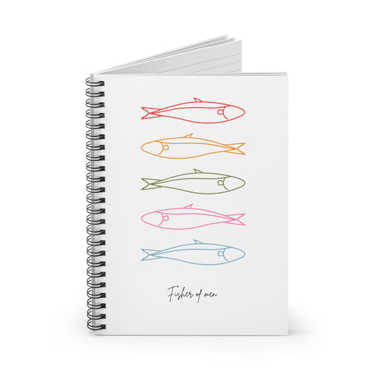 Fishers of Men Spiral Notebook – Christian Faith Journal