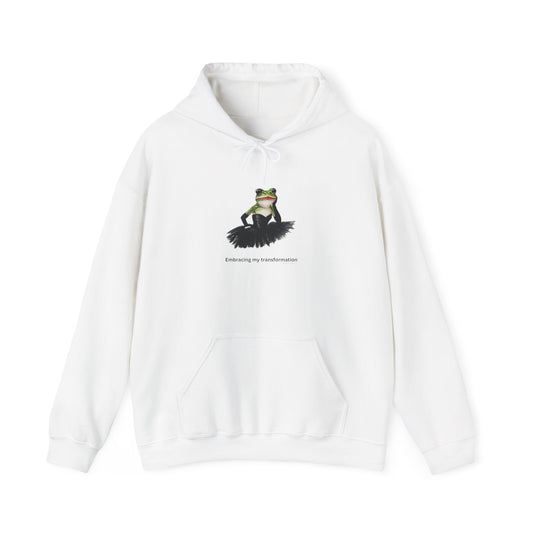 Embracing My Transformation Hoodie – Whimsical Faith & Growth Statement Unisex Heavy Blend™ Hooded Sweatshirt