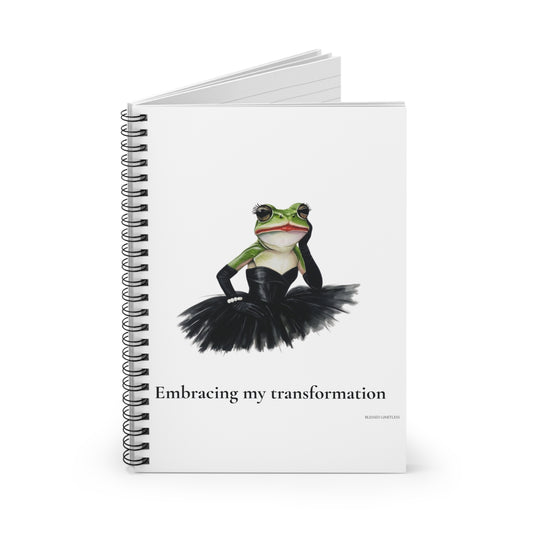Embracing My Transformation Frog Journal – A Fun & Empowering Notebook