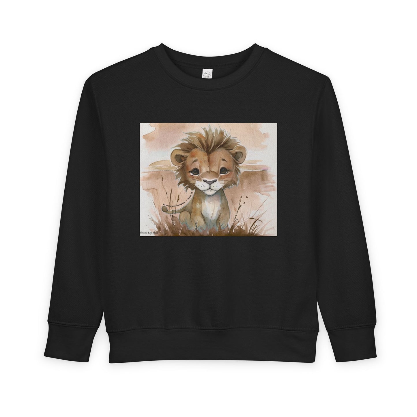 Lion of Judah  – Cute Faith & Identity Statement Toddler Sweatshirt