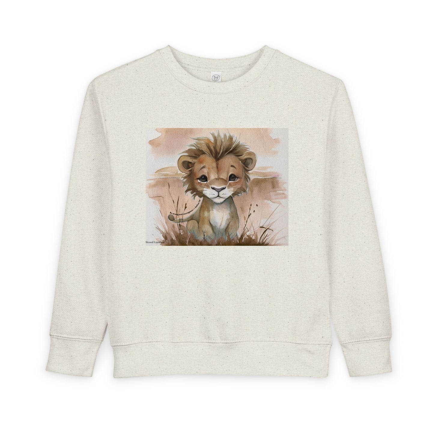 Lion of Judah  – Cute Faith & Identity Statement Toddler Sweatshirt