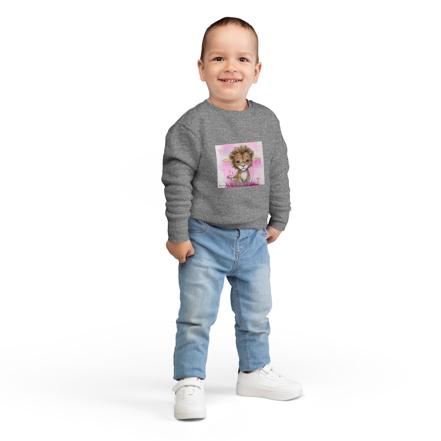 Kids “Be Strong & Courageous” Lion Shirt – Joshua 1:9  Toddler Sweatshirt