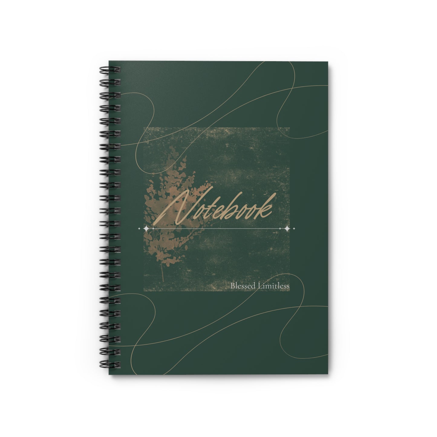 Green Spiral Notebook - Ruled Line