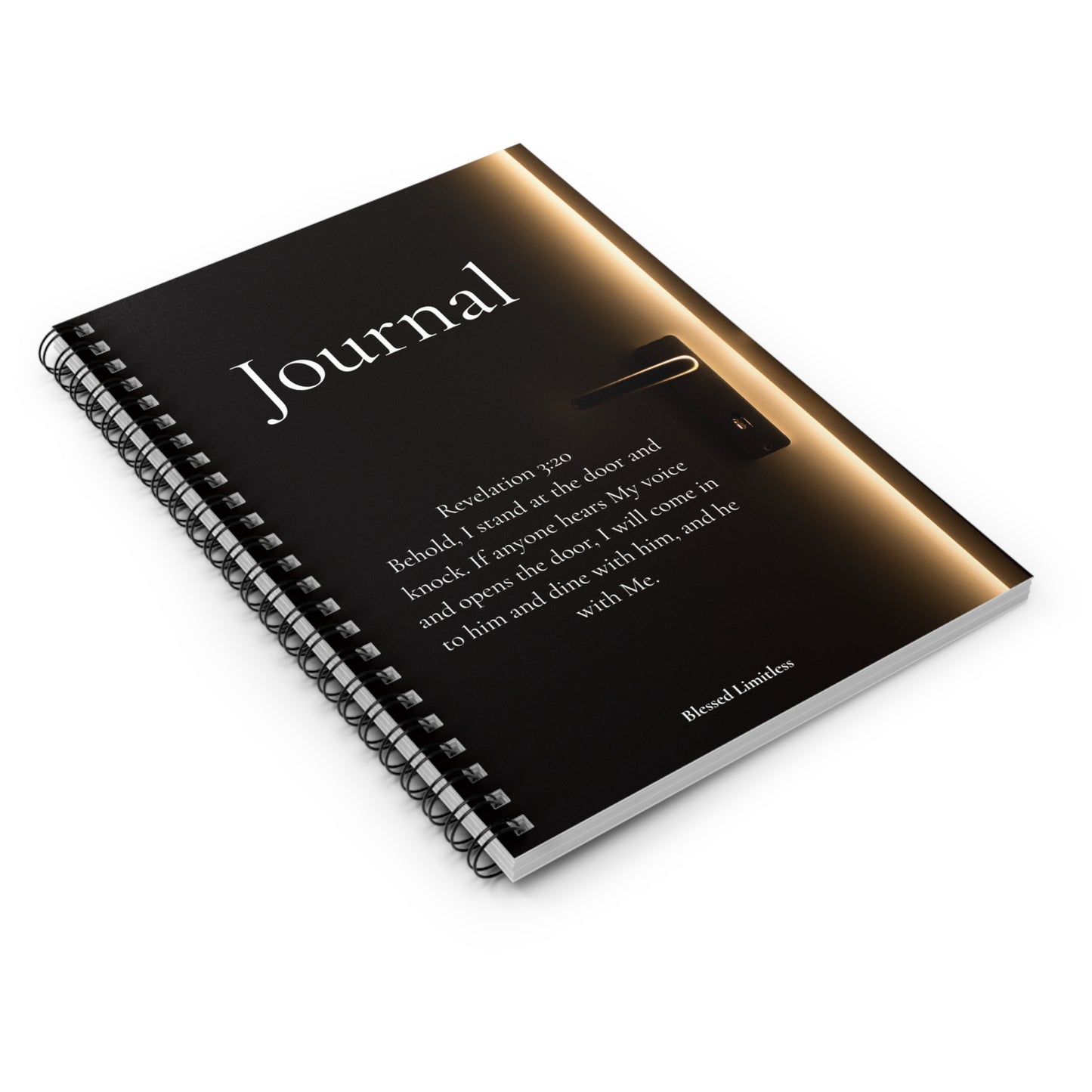Revelation 3:20 Journal – Faith-Inspired Reflection Notebook