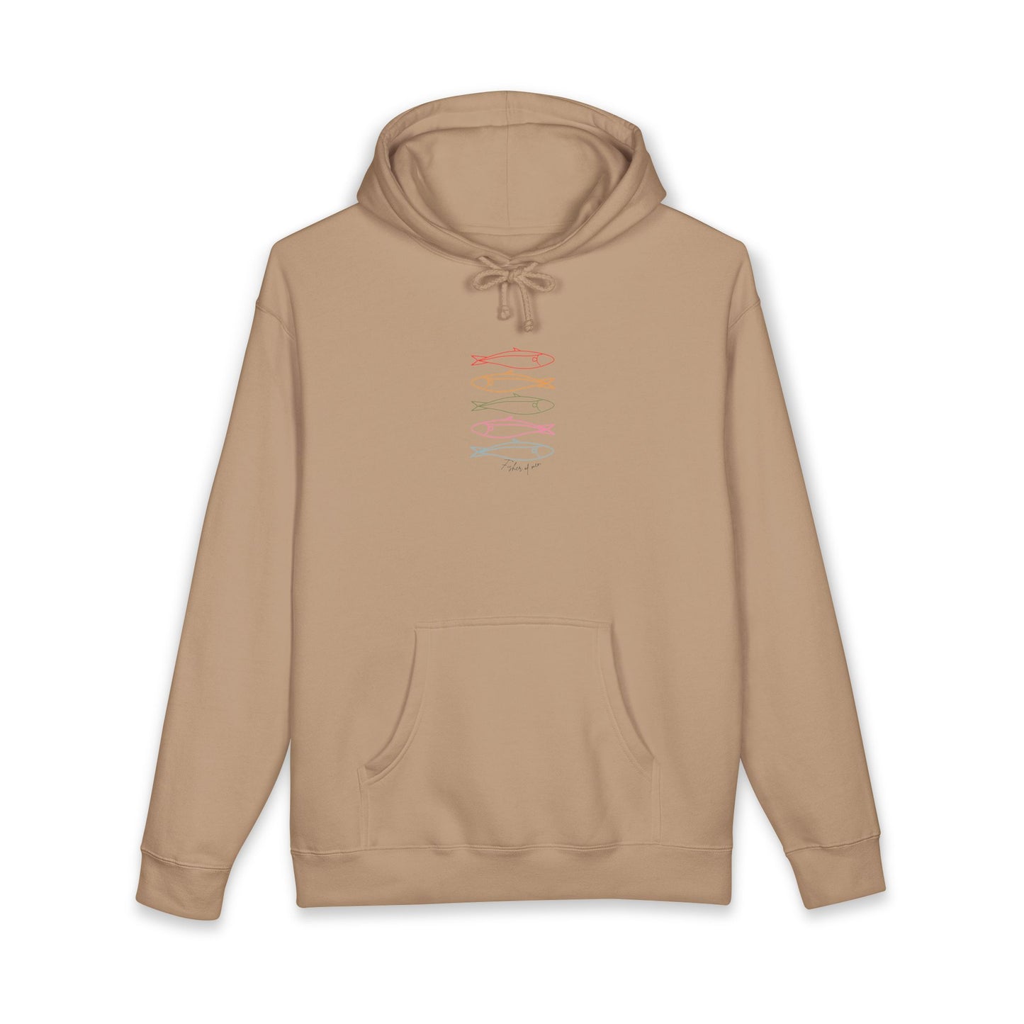 "Fisher of Men" Christian Hoodie – Faith-Based Graphic Pullover -Unisex Heavyweight Hooded Sweatshirt
