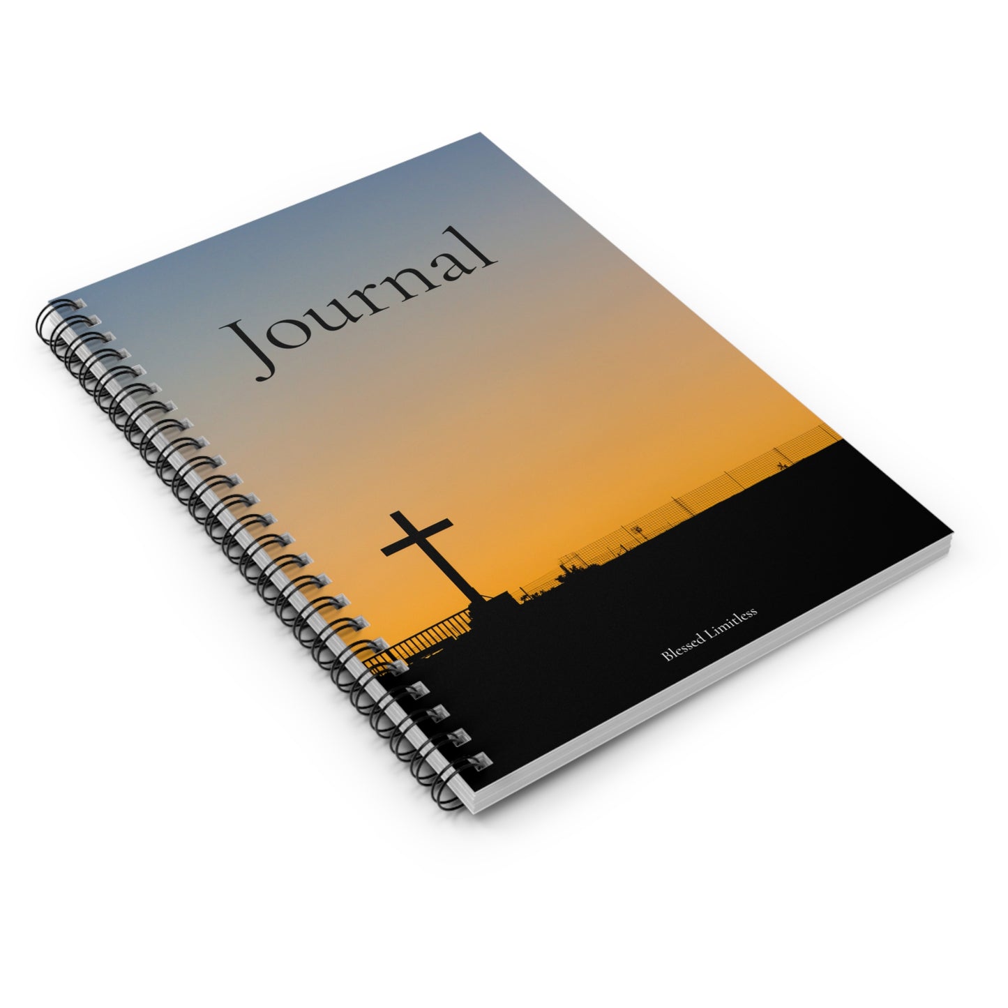 Sunset Cross Journal – A Faith-Inspired Reflection Notebook
