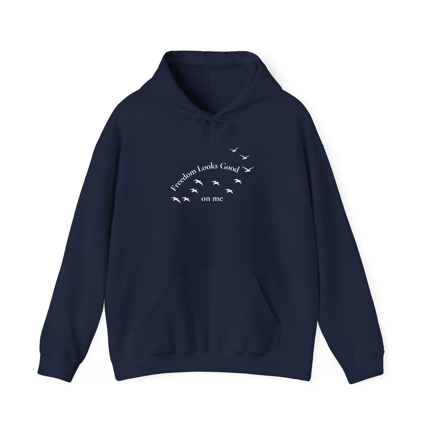 Freedom Looks Good on Me Hoodie – A Bold Faith & Confidence Statement Unisex Heavy Blend™ Hooded Sweatshirt