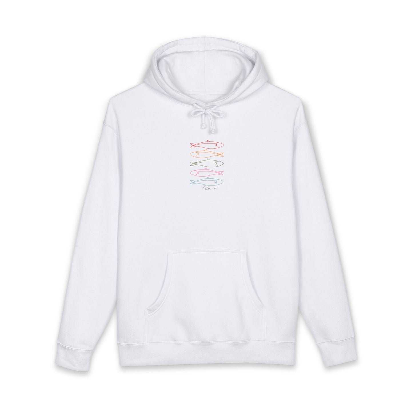 "Fisher of Men" Christian Hoodie – Faith-Based Graphic Pullover -Unisex Heavyweight Hooded Sweatshirt