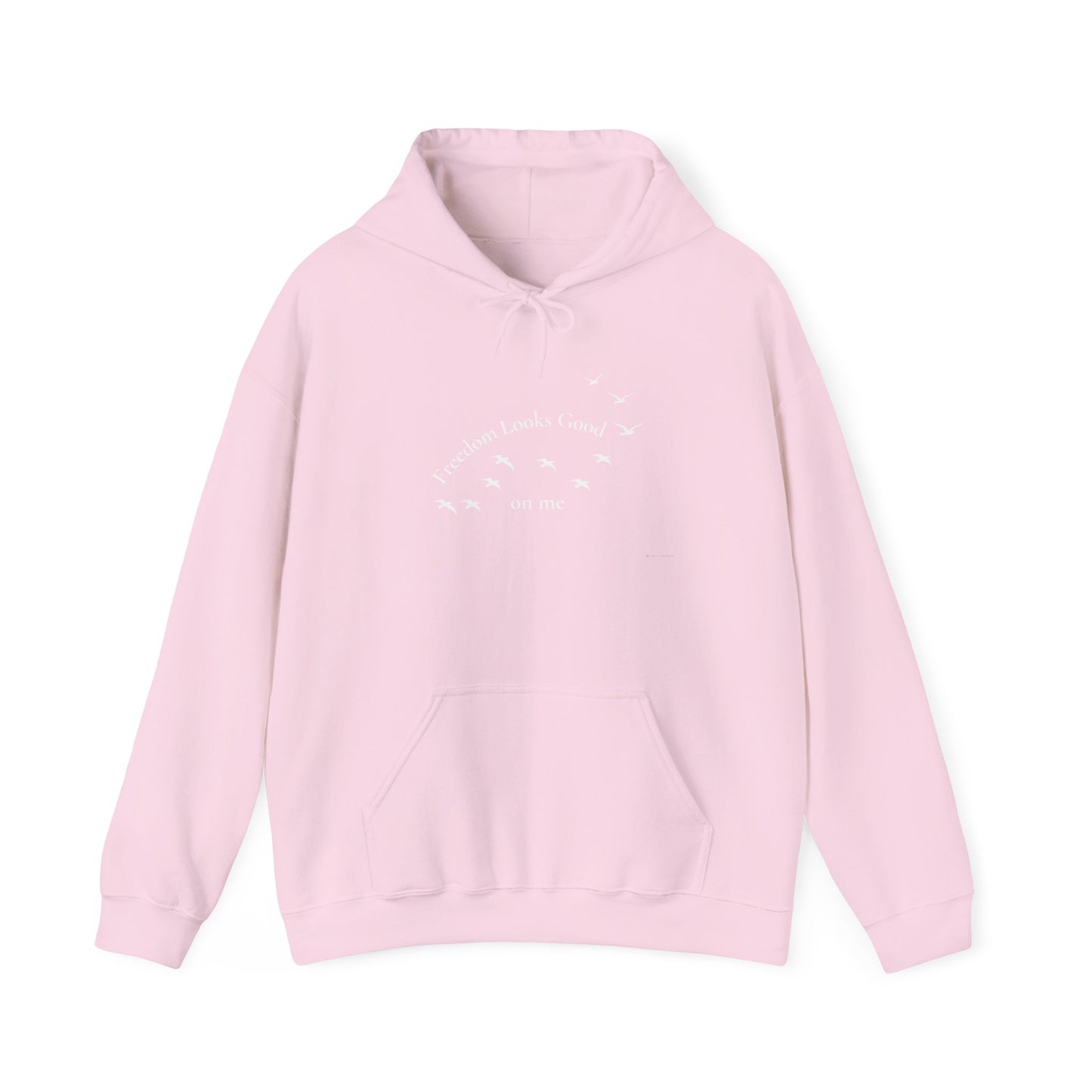 Freedom Looks Good on Me Hoodie – A Bold Faith & Confidence Statement Unisex Heavy Blend™ Hooded Sweatshirt