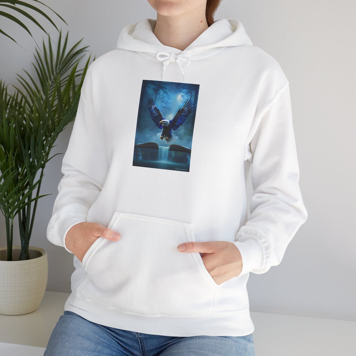 Majestic Eagle Hoodie – A Statement of Freedom & Purpose Unisex Heavy Blend™ Hooded Sweatshirt