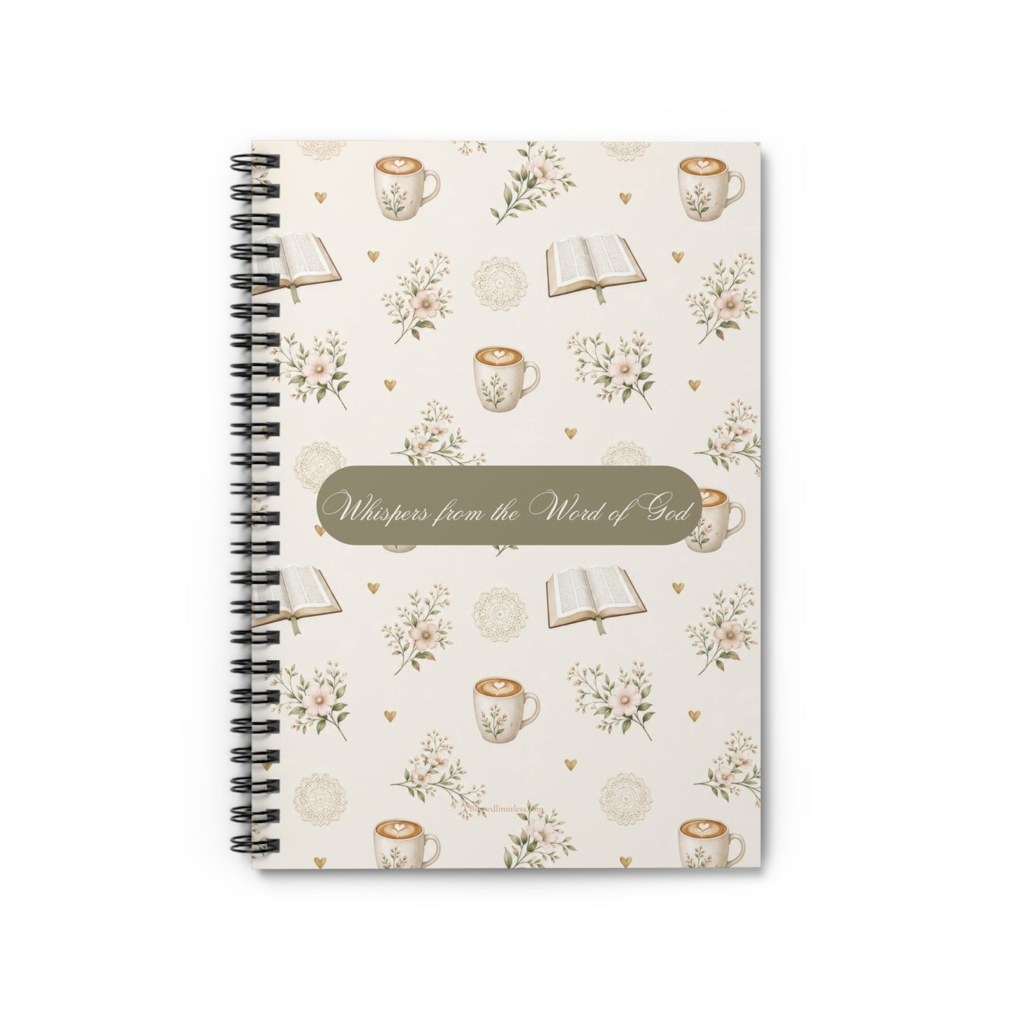 Whispers from the Word of God- Spiral Ruled Journal