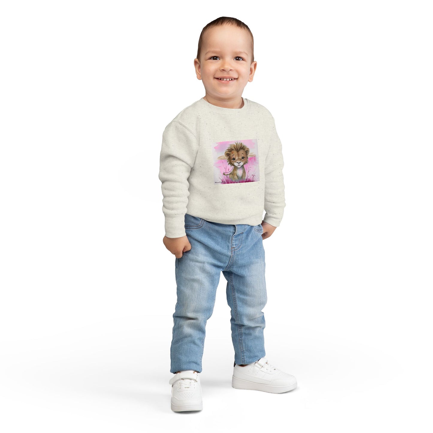 Kids “Be Strong & Courageous” Lion Shirt – Joshua 1:9  Toddler Sweatshirt