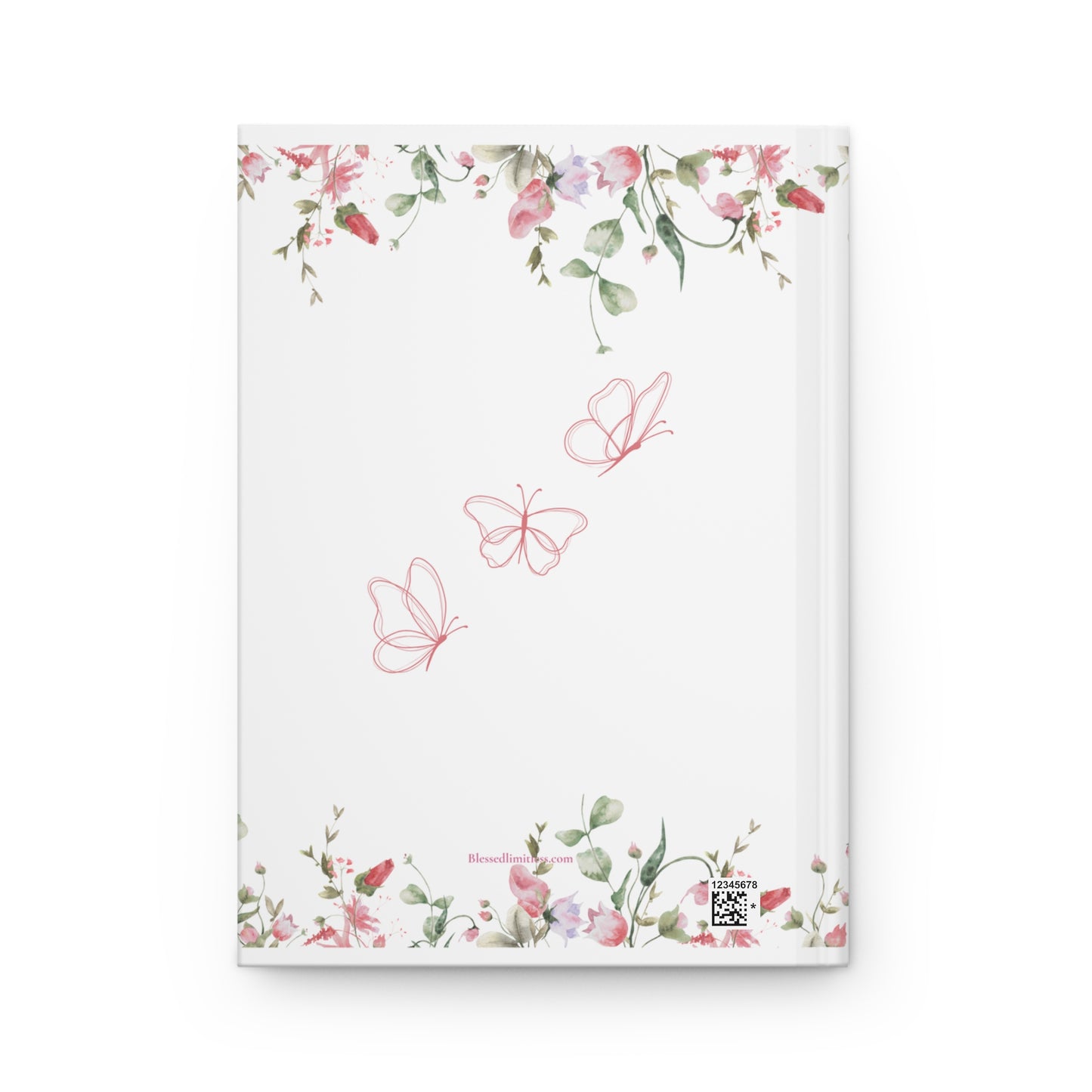 Pregnancy Journal — "Whispers While I Wait for You" (Pink Floral Hardcover)
