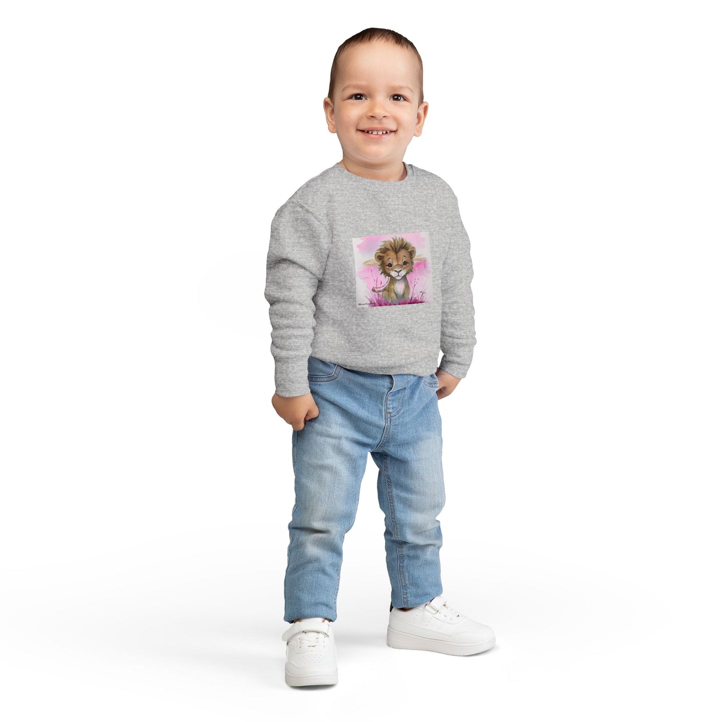 Kids “Be Strong & Courageous” Lion Shirt – Joshua 1:9  Toddler Sweatshirt