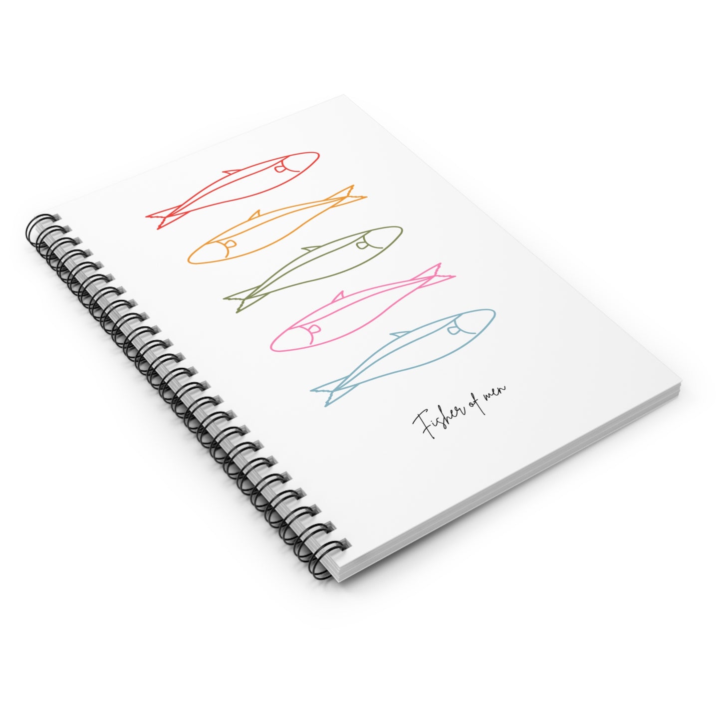 Fishers of Men Spiral Notebook – Christian Faith Journal