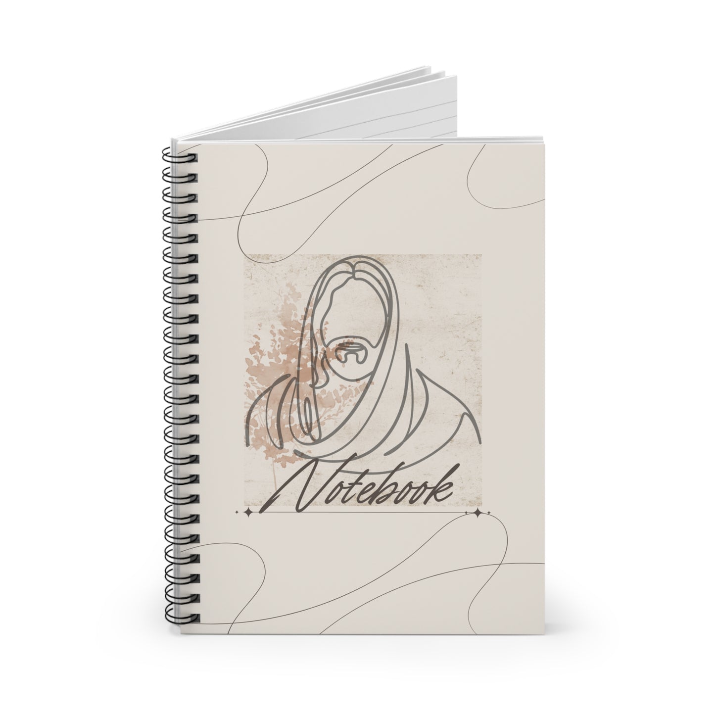 Line Art Jesus Journal – A Faith-Inspired Reflection Notebook