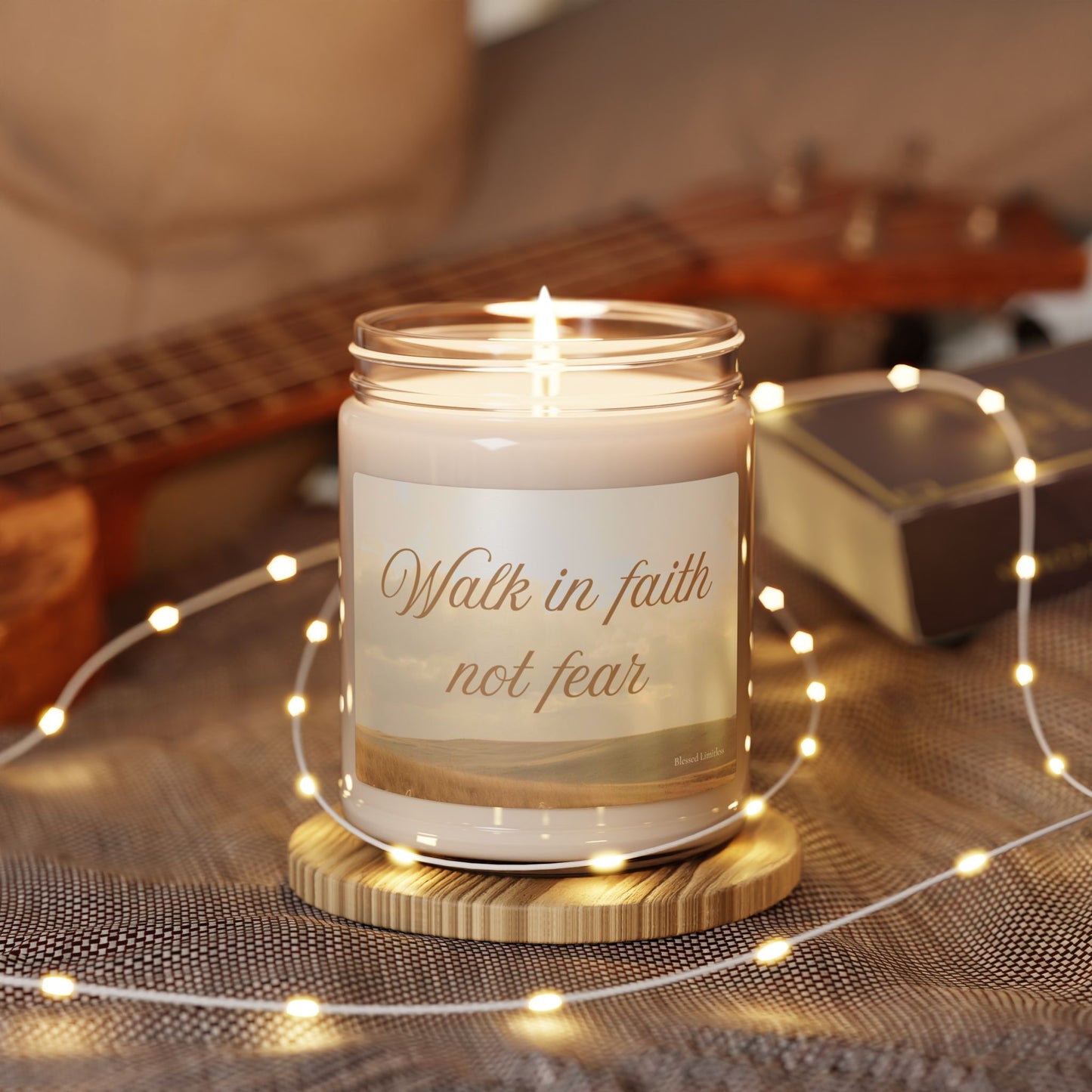 Walk in faith, not fear Scented Soy Candle, 9oz