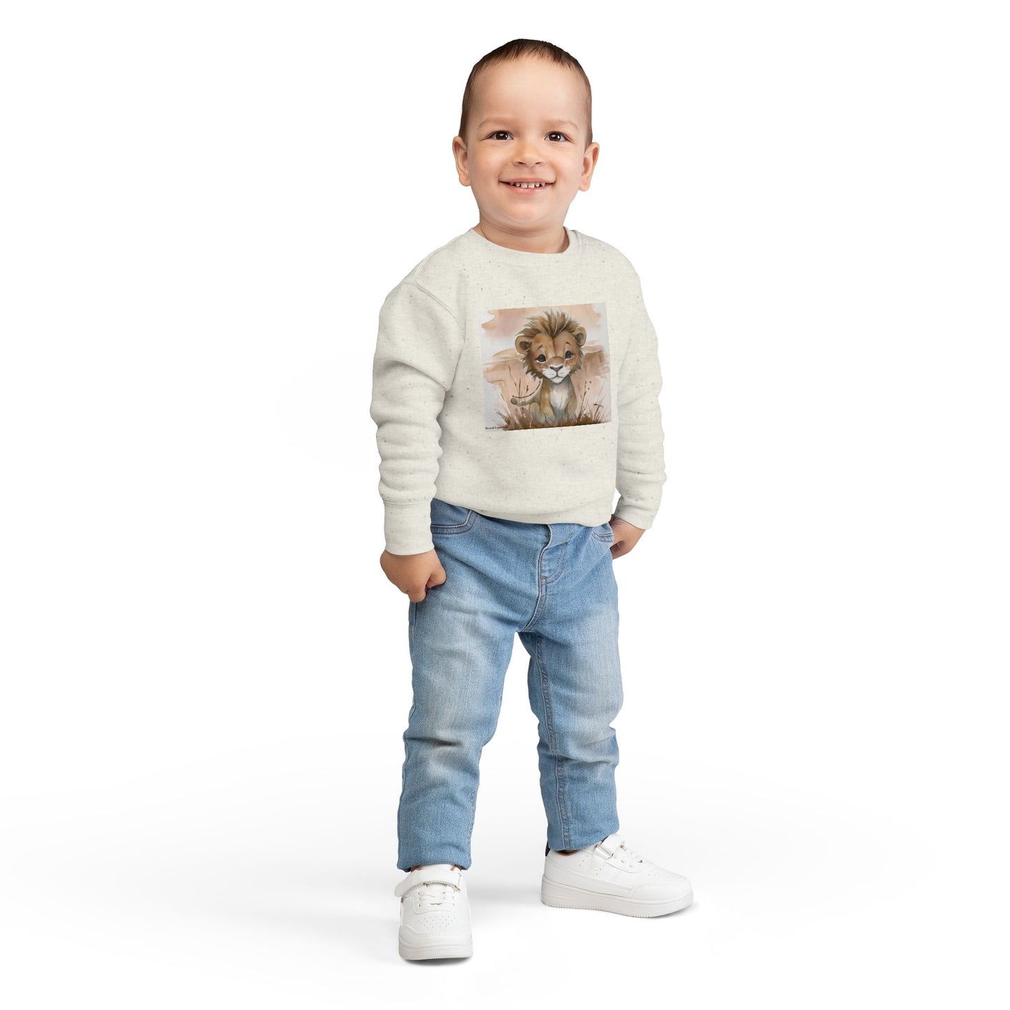Lion of Judah  – Cute Faith & Identity Statement Toddler Sweatshirt