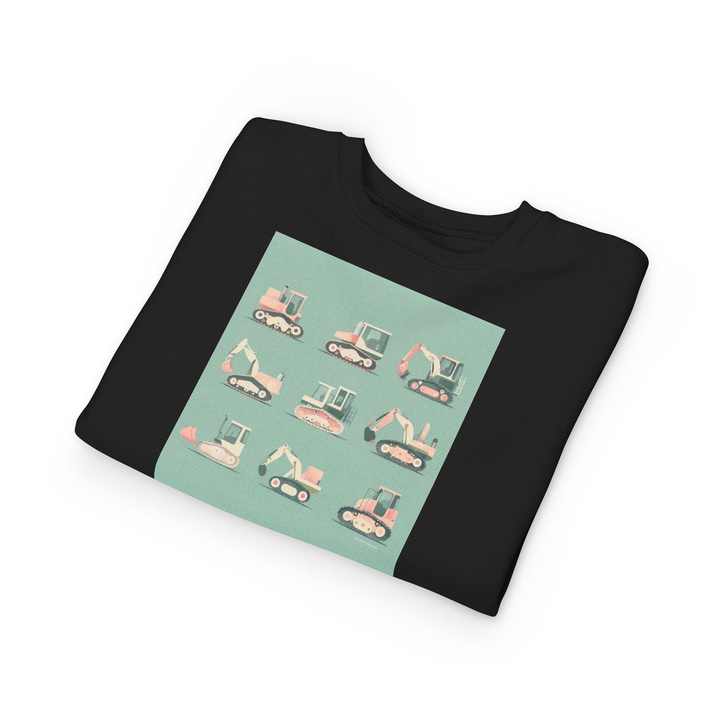 Digger Sweatshirt – Fun Construction Design Toddler Sweatshirt