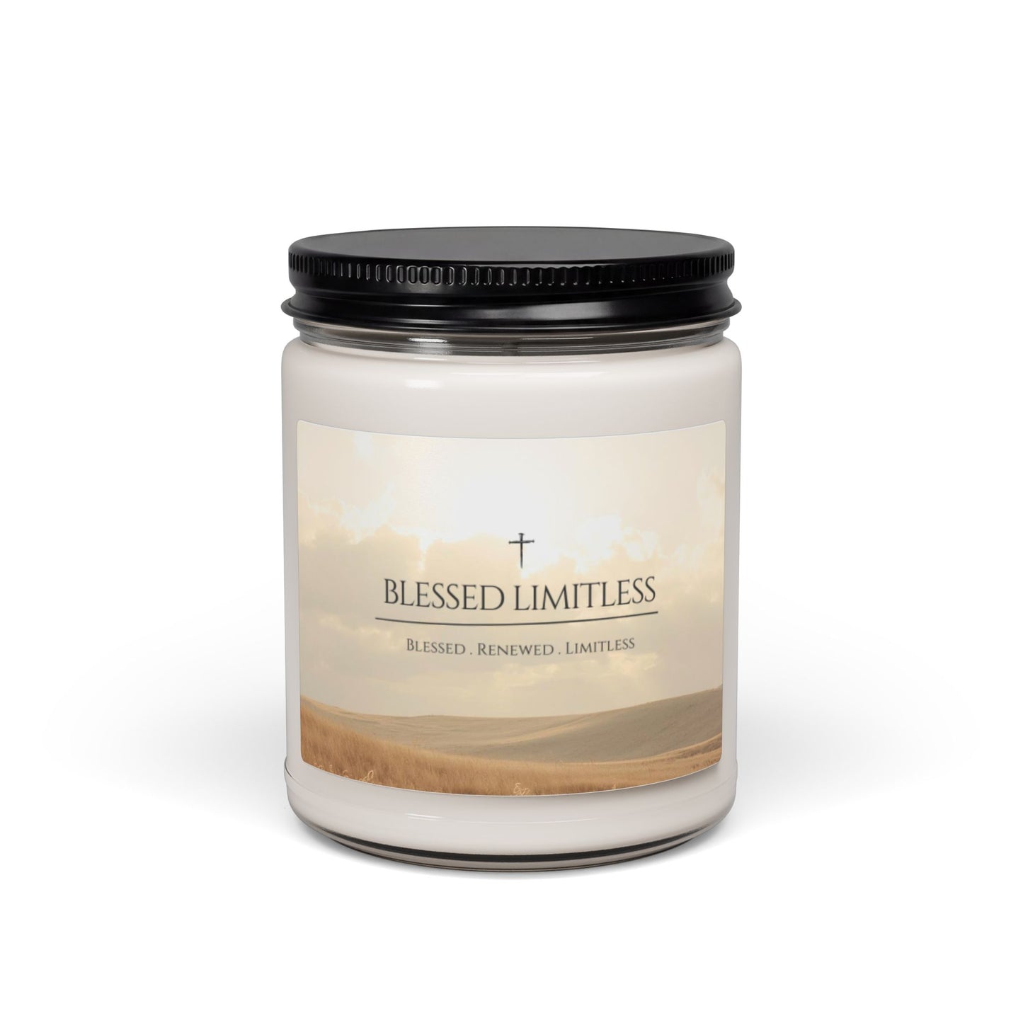 Blessed Limitless Candle – A Faith-Inspired Reminder of Purpose & Possibility Scented Soy Candle, 9oz