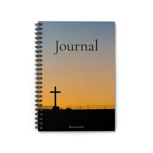Sunset Cross Journal – A Faith-Inspired Reflection Notebook