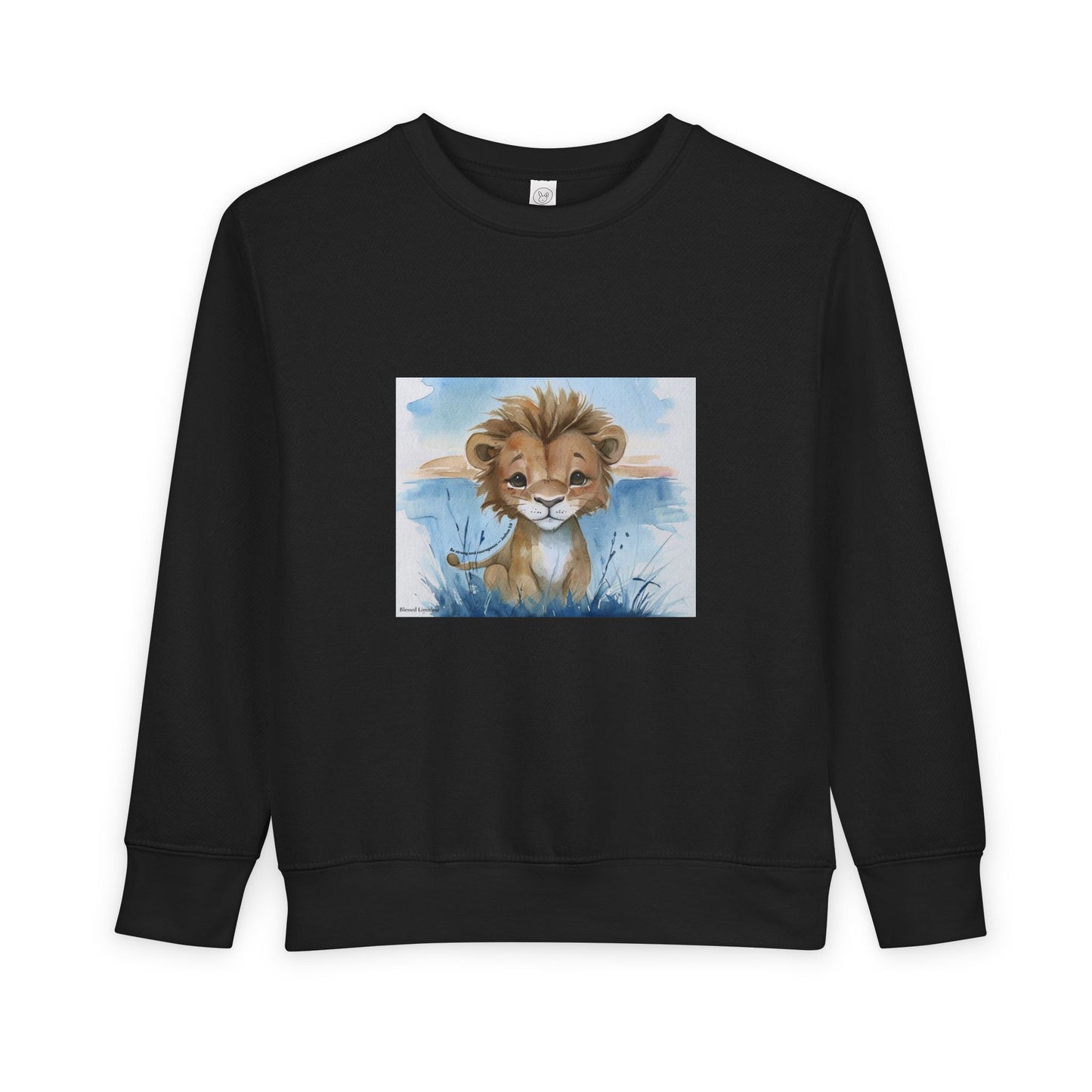 Kids “Be Strong & Courageous” Lion Shirt – Joshua 1:9 Toddler Sweatshirt