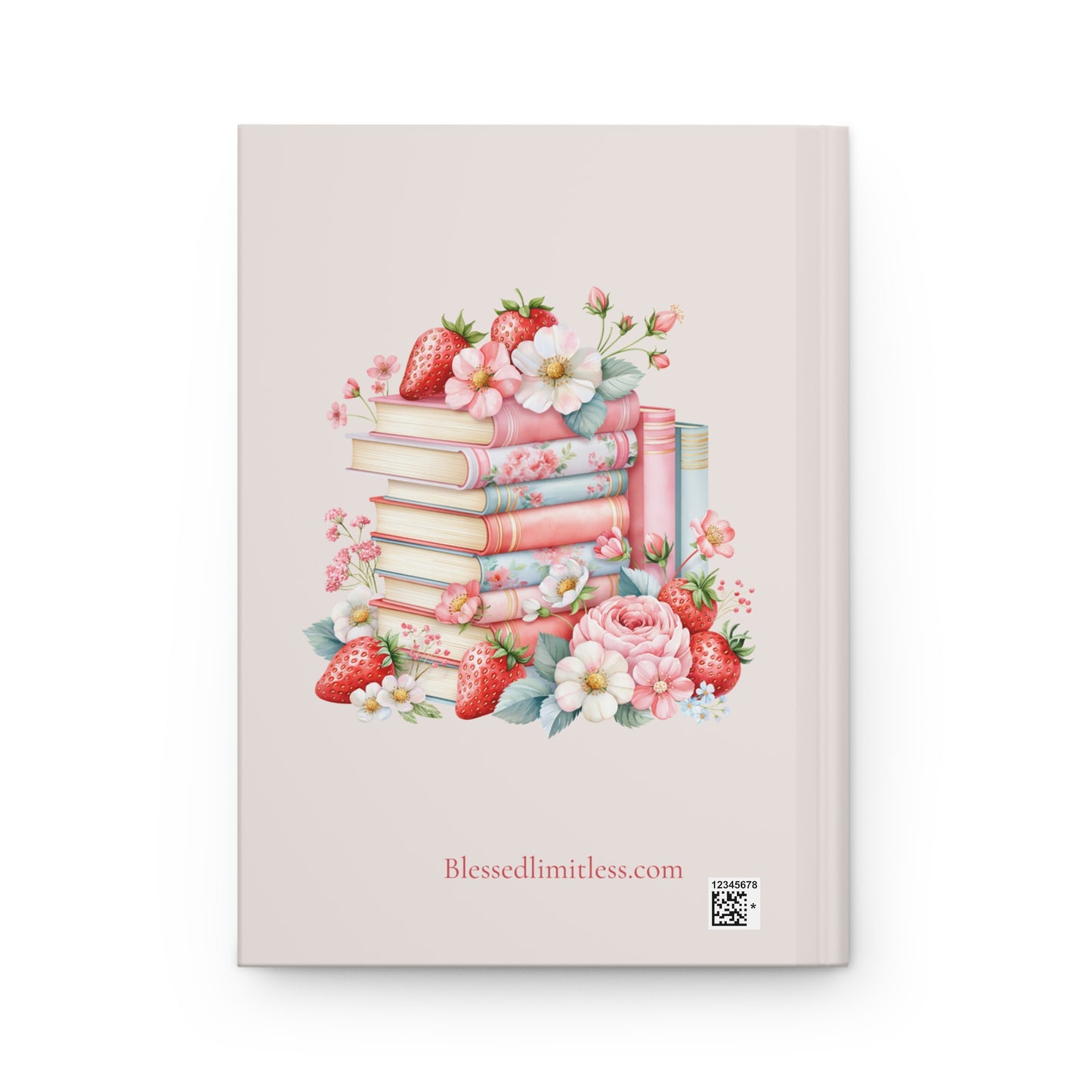 Hardcover Journal — Berries, Blossoms & Beautiful Days Floral Writing Notebook