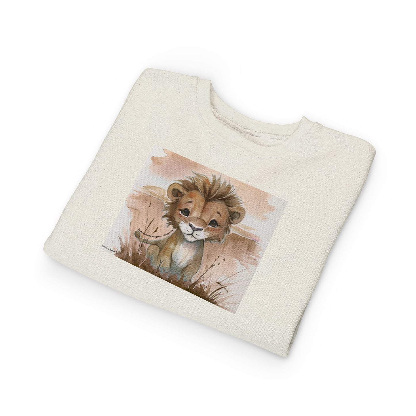 Lion of Judah  – Cute Faith & Identity Statement Toddler Sweatshirt