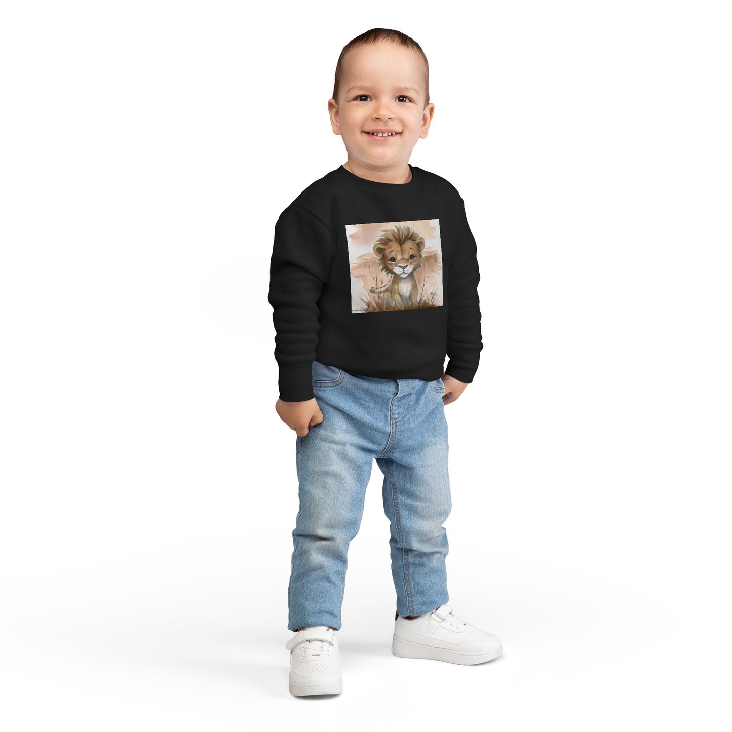 Lion of Judah  – Cute Faith & Identity Statement Toddler Sweatshirt