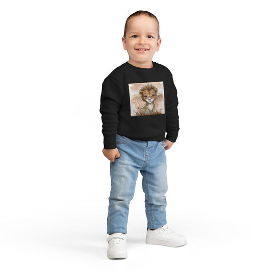 Lion of Judah  – Cute Faith & Identity Statement Toddler Sweatshirt