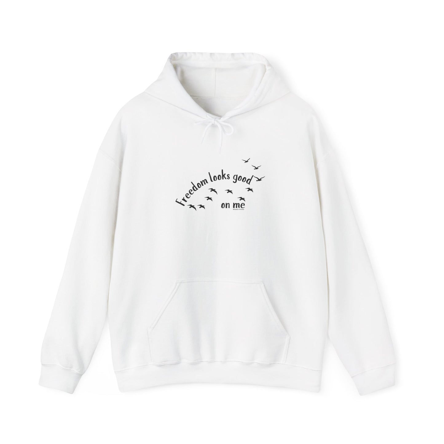 Freedom Looks Good on Me Hoodie – A Bold Faith & Confidence Statement Unisex Heavy Blend™ Hooded Sweatshirt