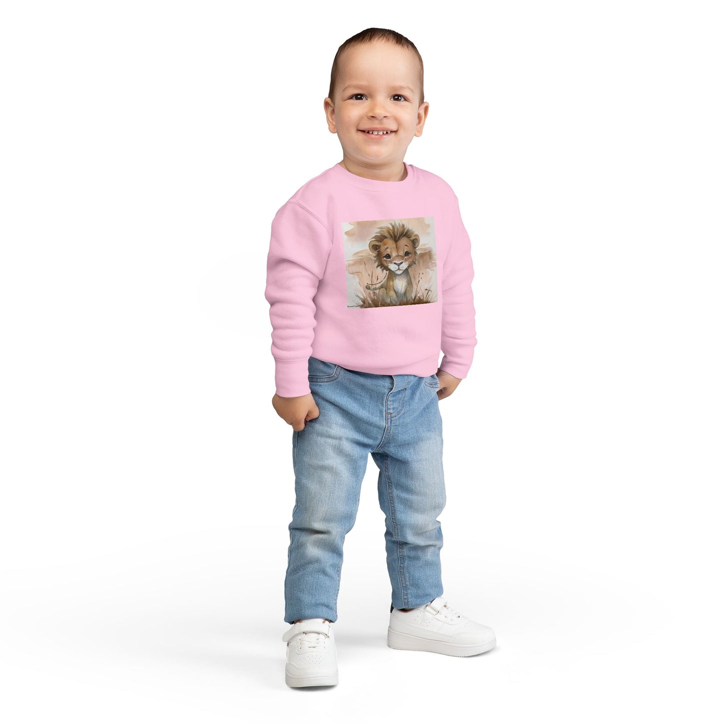 Lion of Judah  – Cute Faith & Identity Statement Toddler Sweatshirt