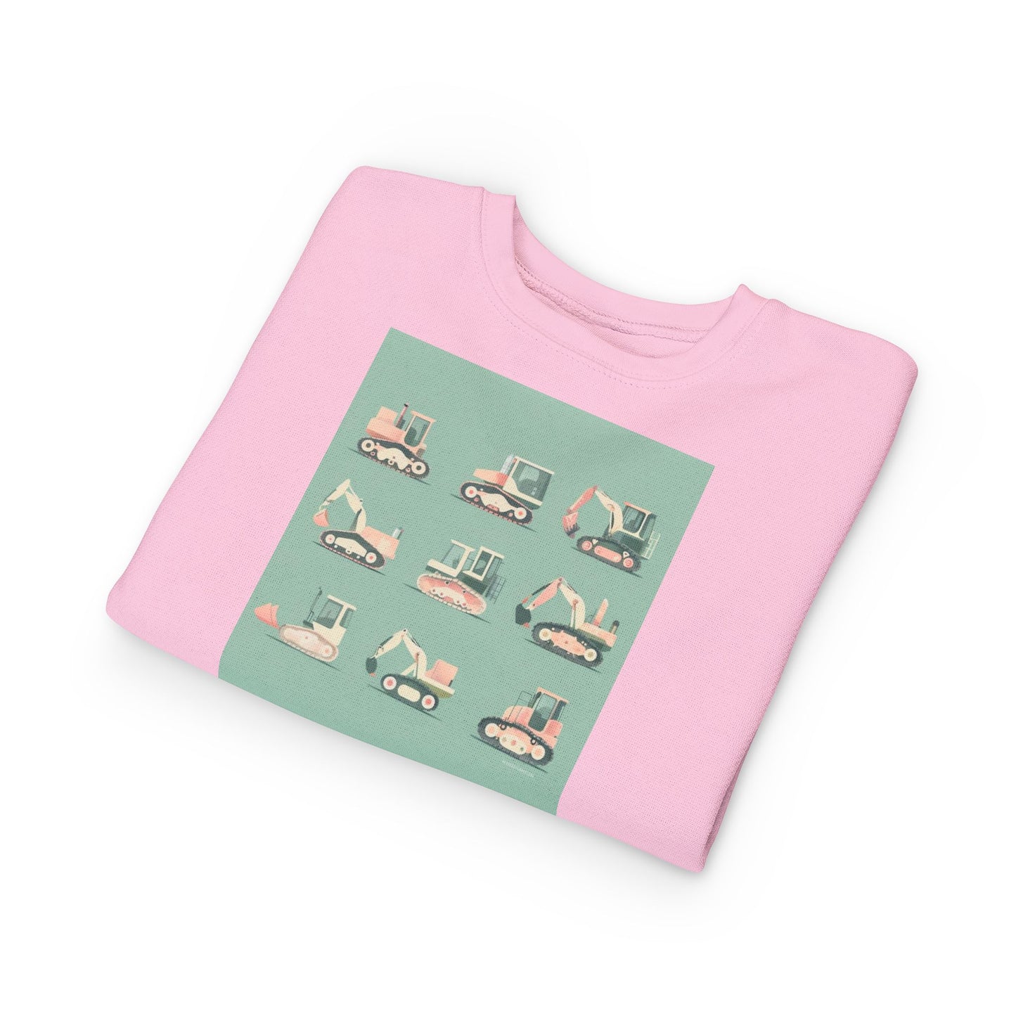 Digger Sweatshirt – Fun Construction Design Toddler Sweatshirt