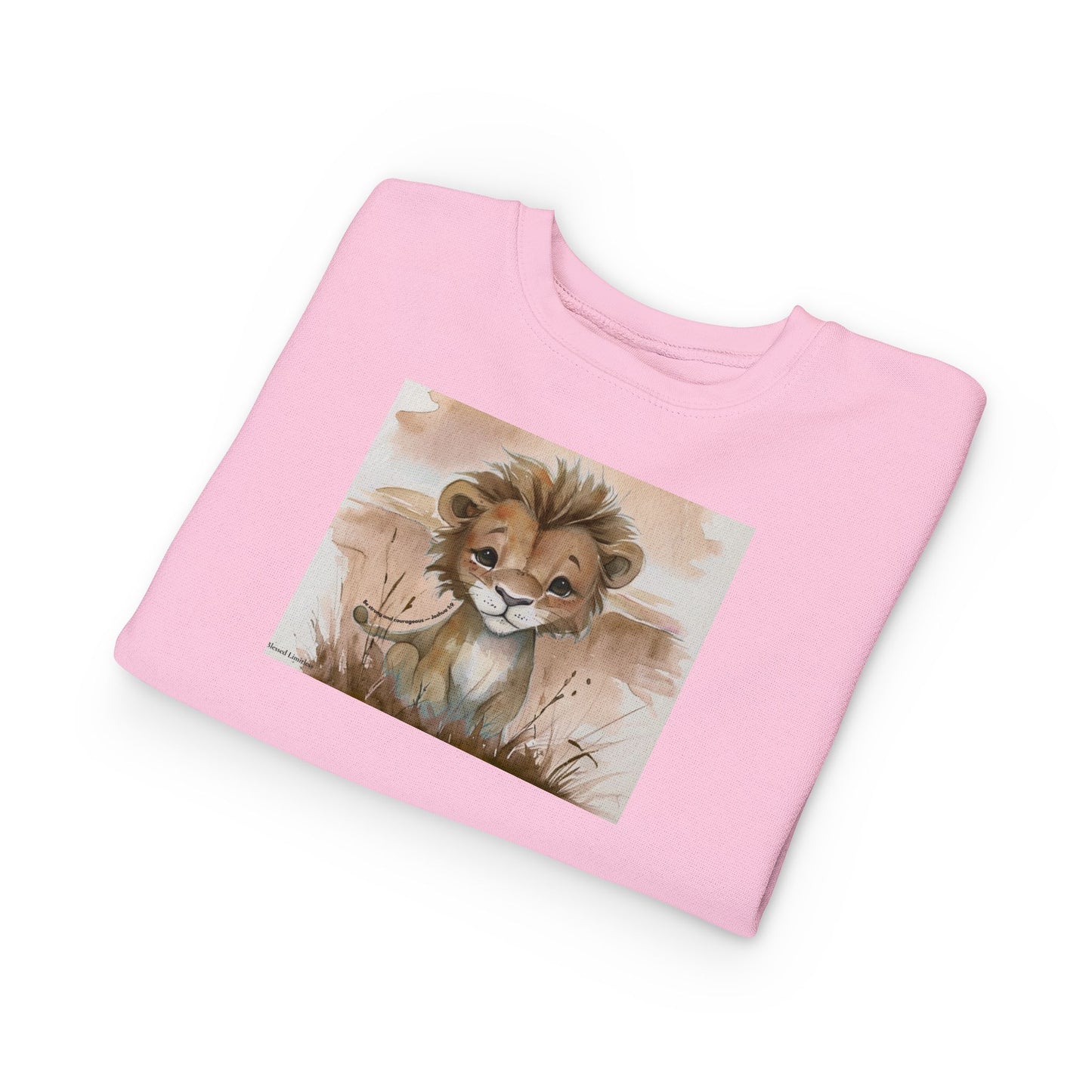Lion of Judah  – Cute Faith & Identity Statement Toddler Sweatshirt