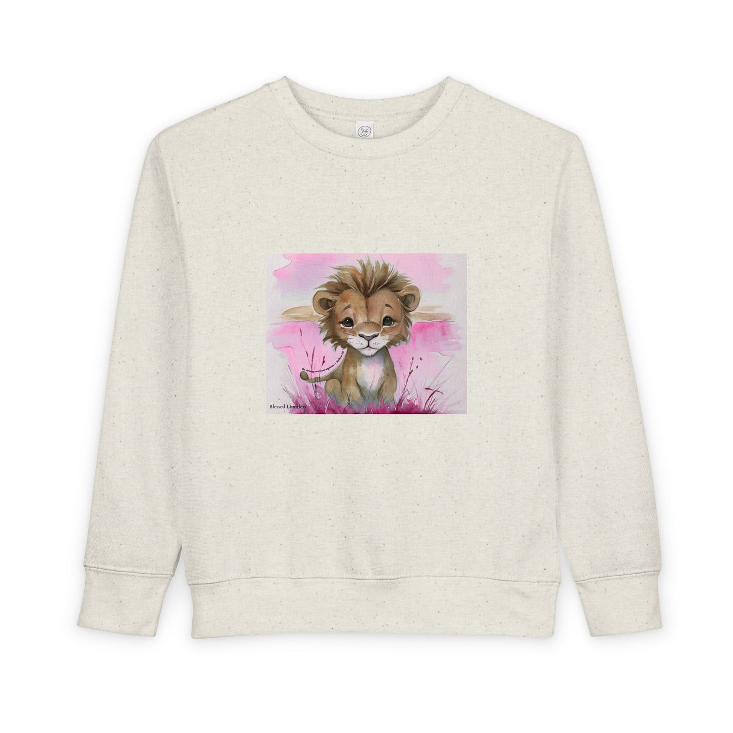 Kids “Be Strong & Courageous” Lion Shirt – Joshua 1:9  Toddler Sweatshirt