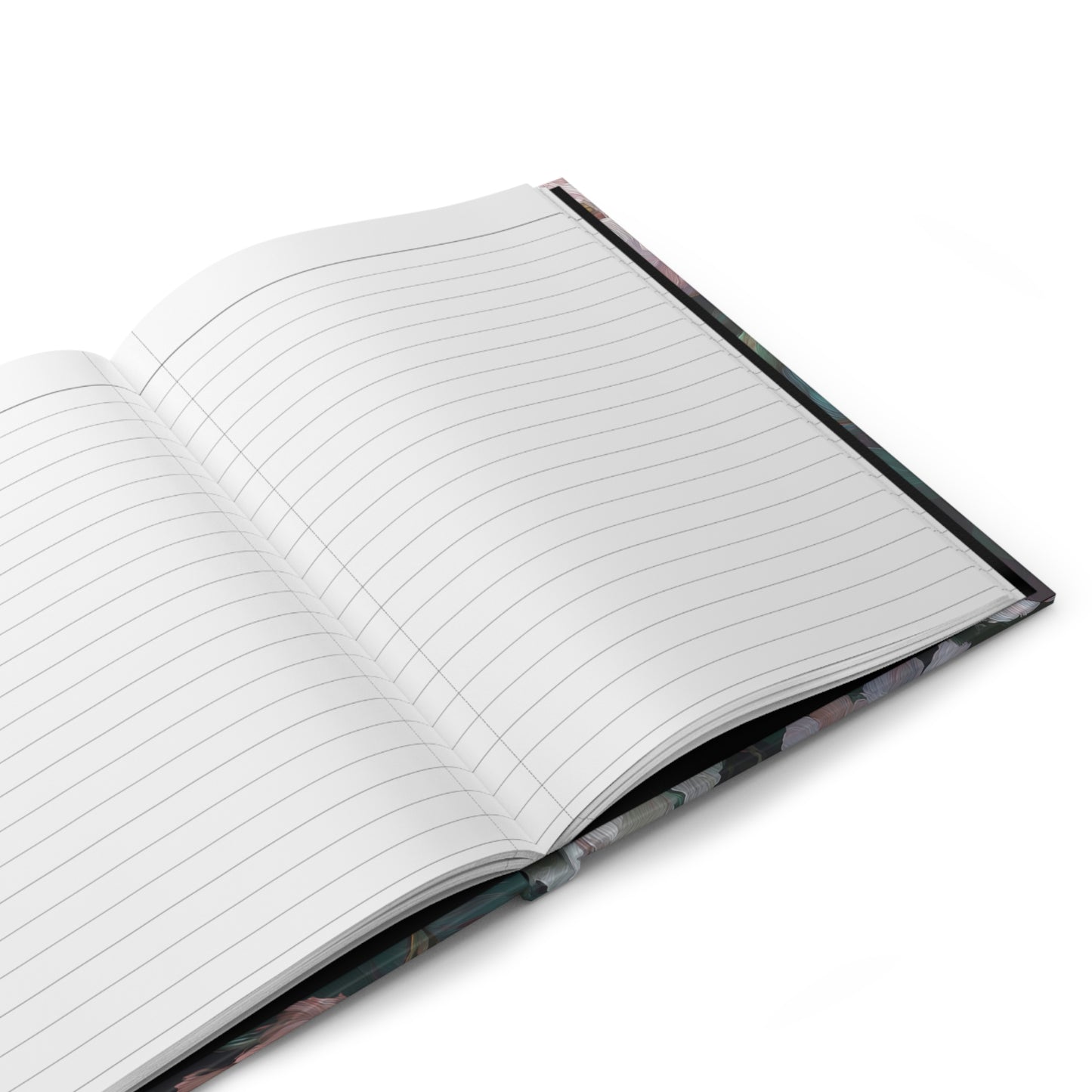 'Dearest Diary, We Meet Again'-Hardcover Journal —  Floral Keepsake Notebook