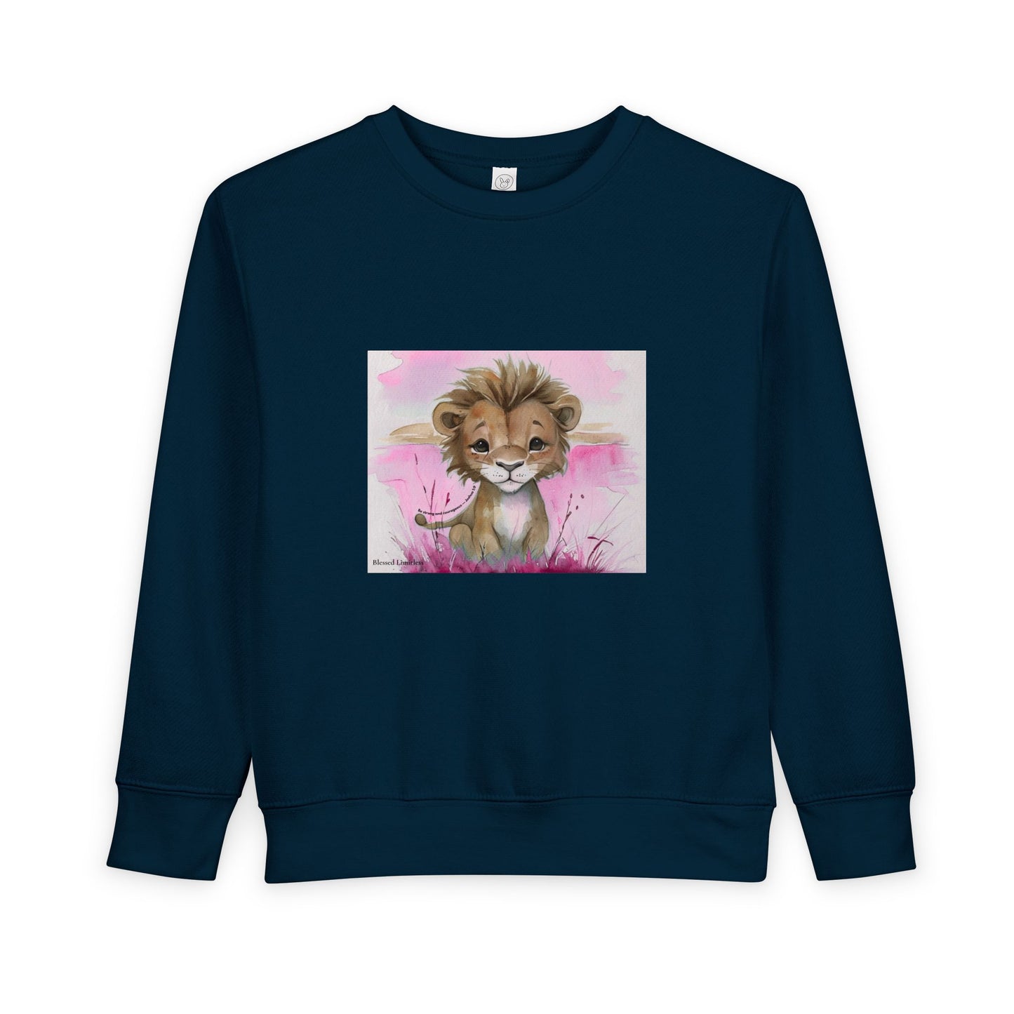 Kids “Be Strong & Courageous” Lion Shirt – Joshua 1:9  Toddler Sweatshirt