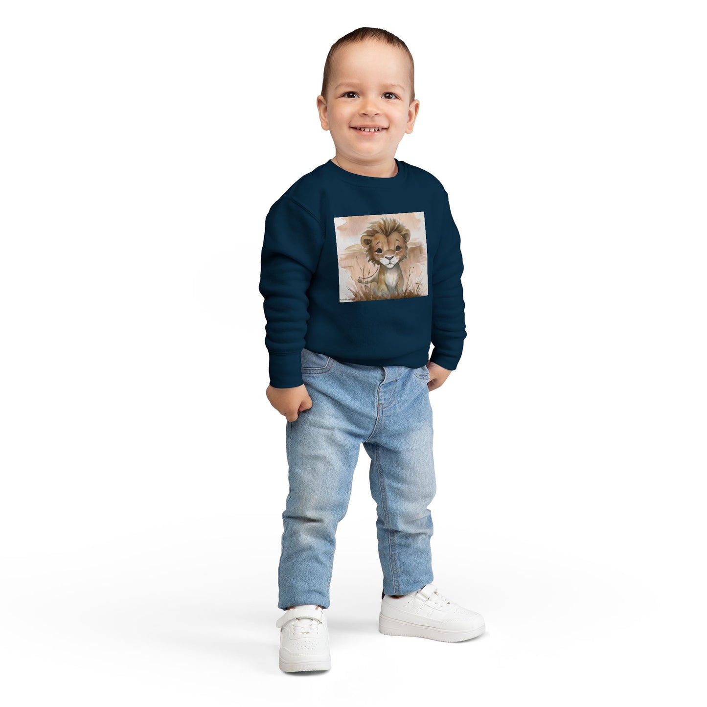 Lion of Judah  – Cute Faith & Identity Statement Toddler Sweatshirt