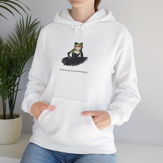 Embracing My Transformation Hoodie – Whimsical Faith & Growth Statement Unisex Heavy Blend™ Hooded Sweatshirt