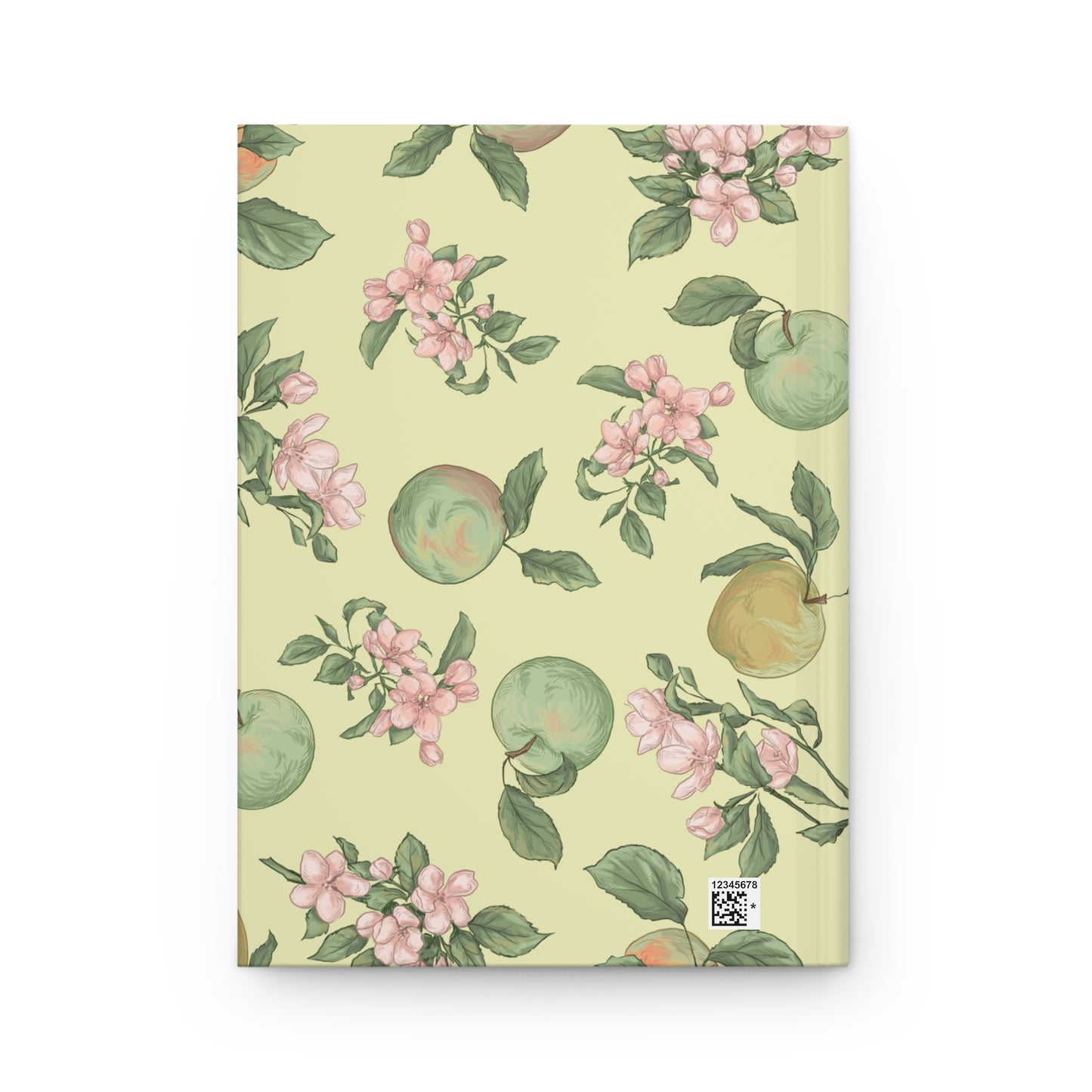 Whispers Among the Apple Trees Hardcover Journal — Floral Apple Blossom Notebook