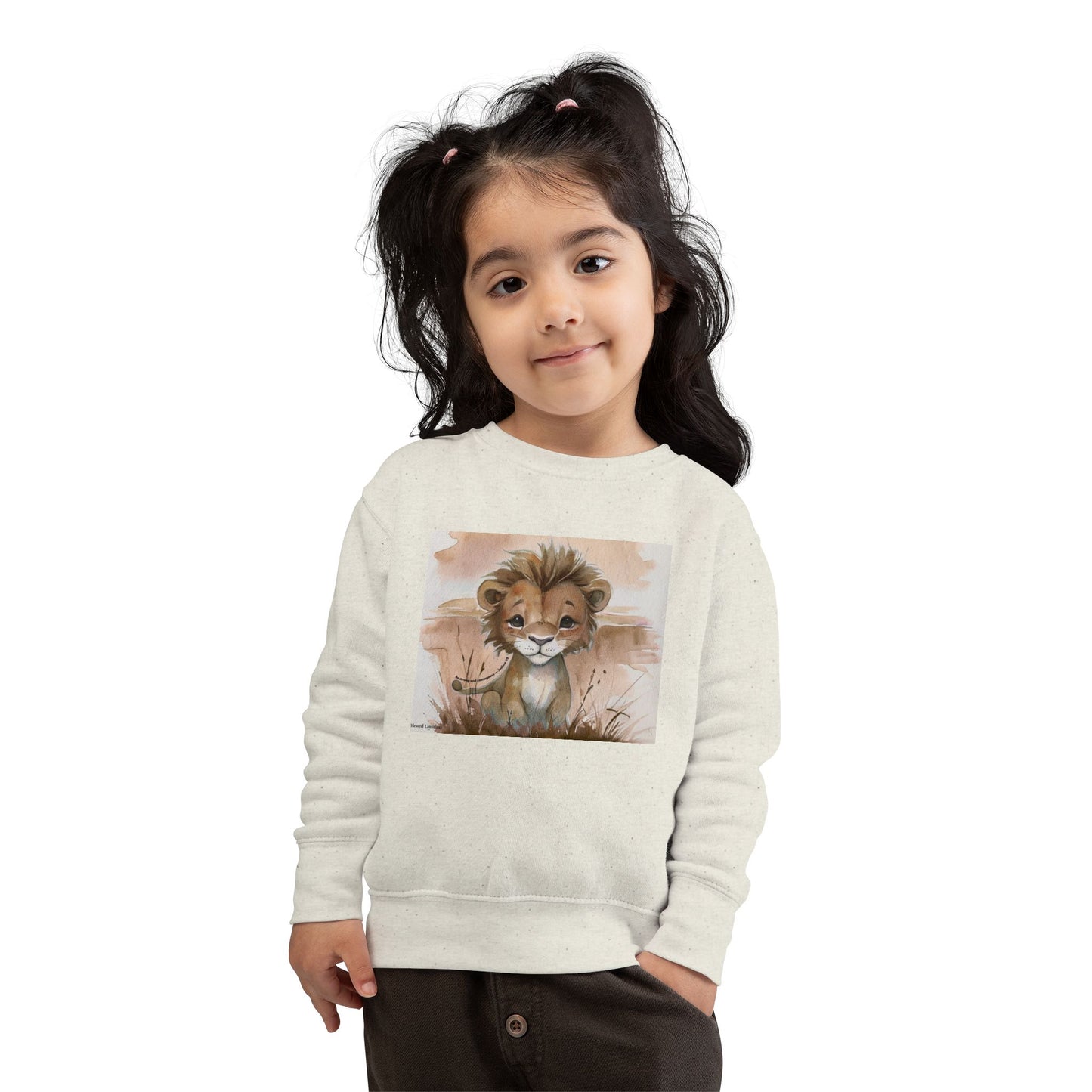Lion of Judah  – Cute Faith & Identity Statement Toddler Sweatshirt