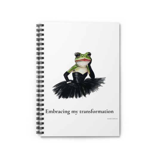 Embracing My Transformation Frog Journal – A Fun & Empowering Notebook