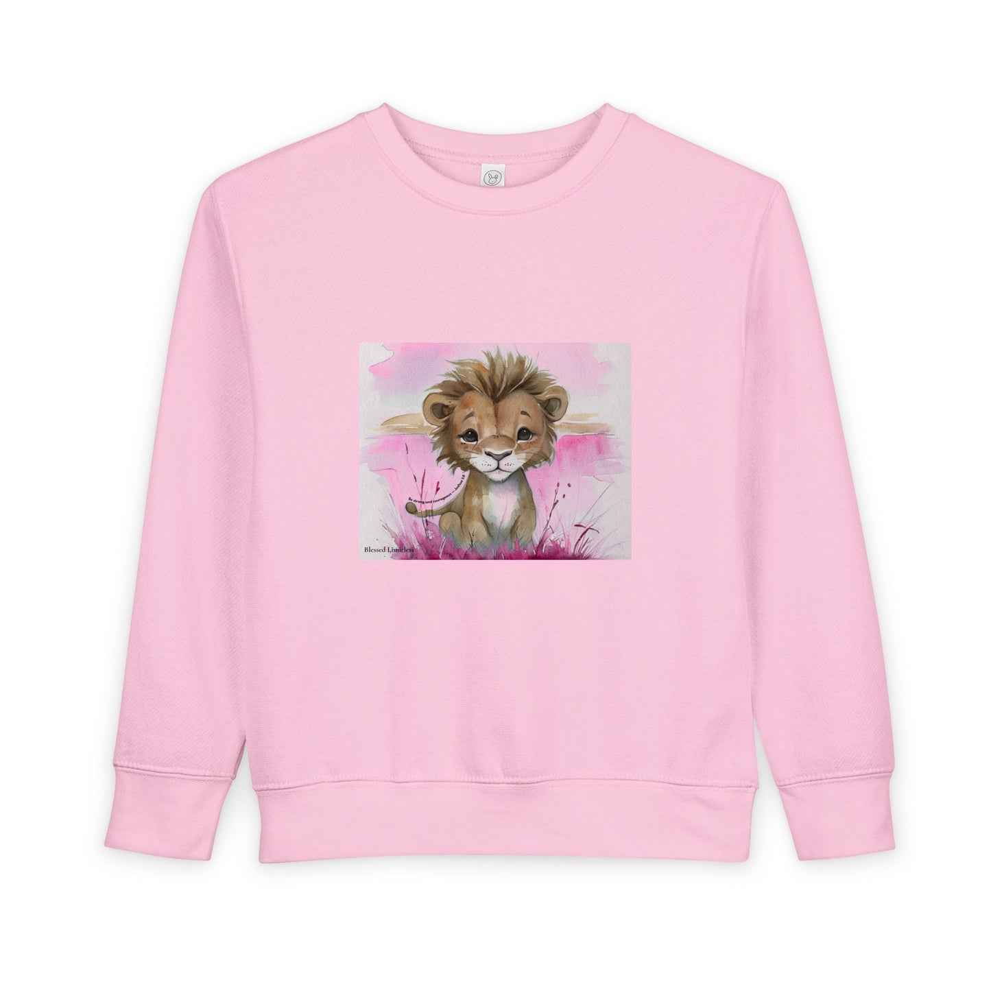 Kids “Be Strong & Courageous” Lion Shirt – Joshua 1:9  Toddler Sweatshirt