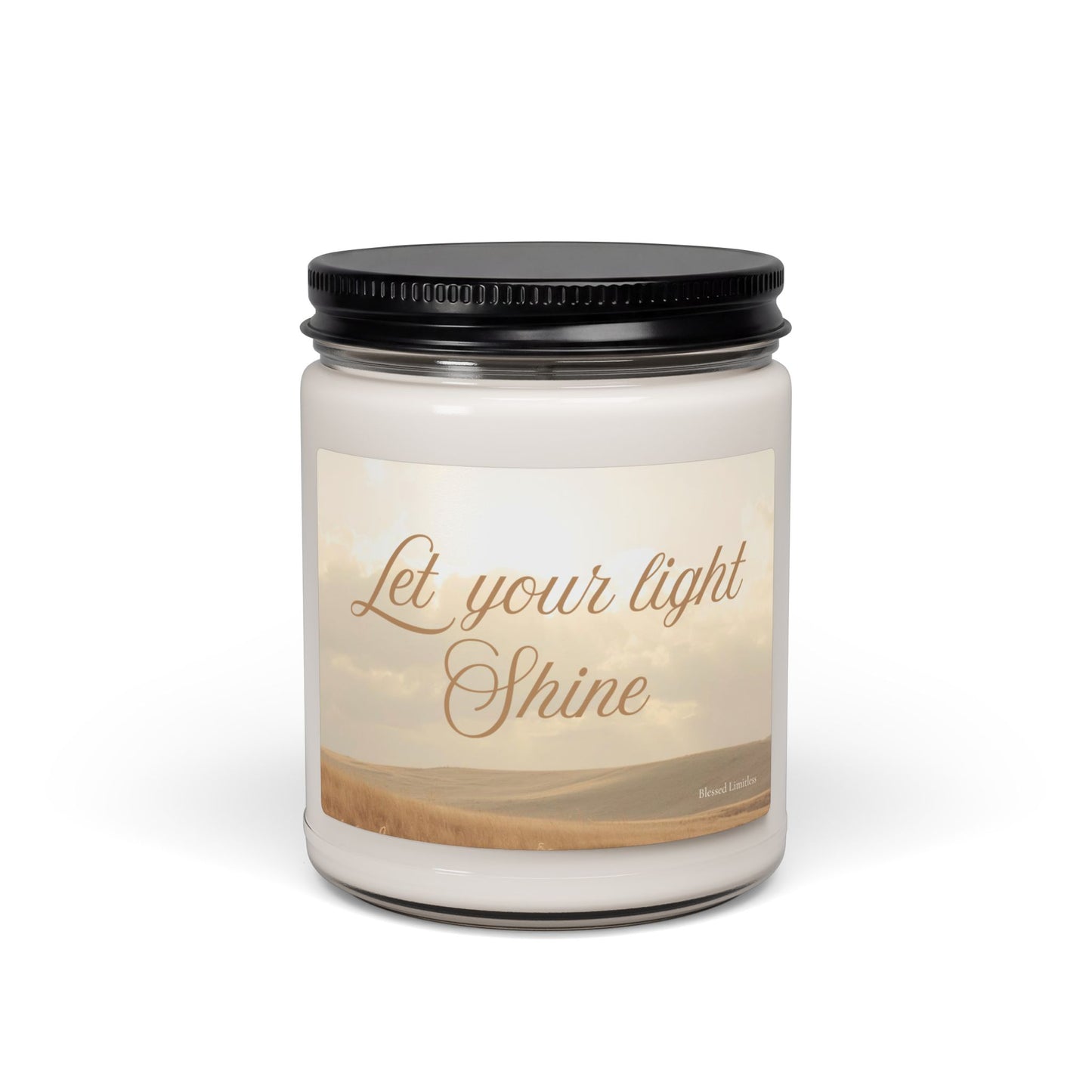 Let your light shine Scented Soy Candle, 9oz