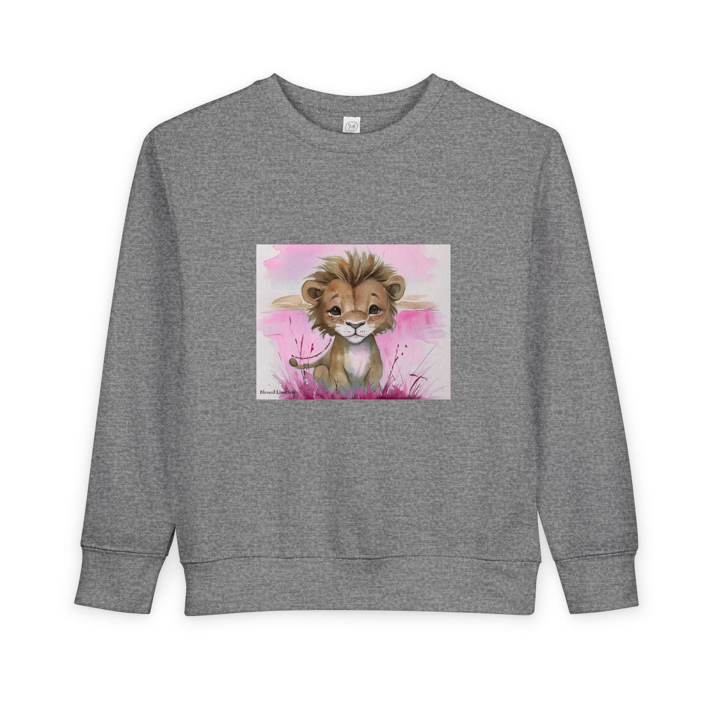 Kids “Be Strong & Courageous” Lion Shirt – Joshua 1:9  Toddler Sweatshirt