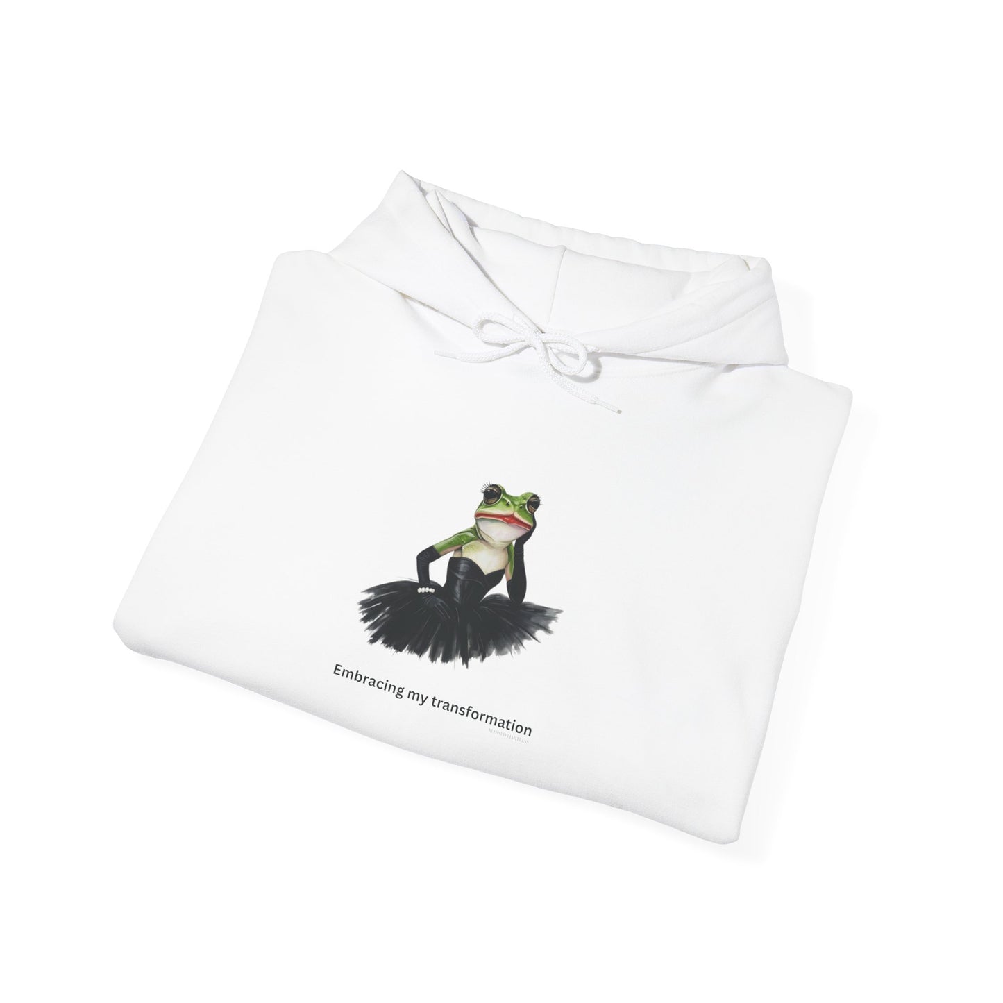 Embracing My Transformation Hoodie – Whimsical Faith & Growth Statement Unisex Heavy Blend™ Hooded Sweatshirt