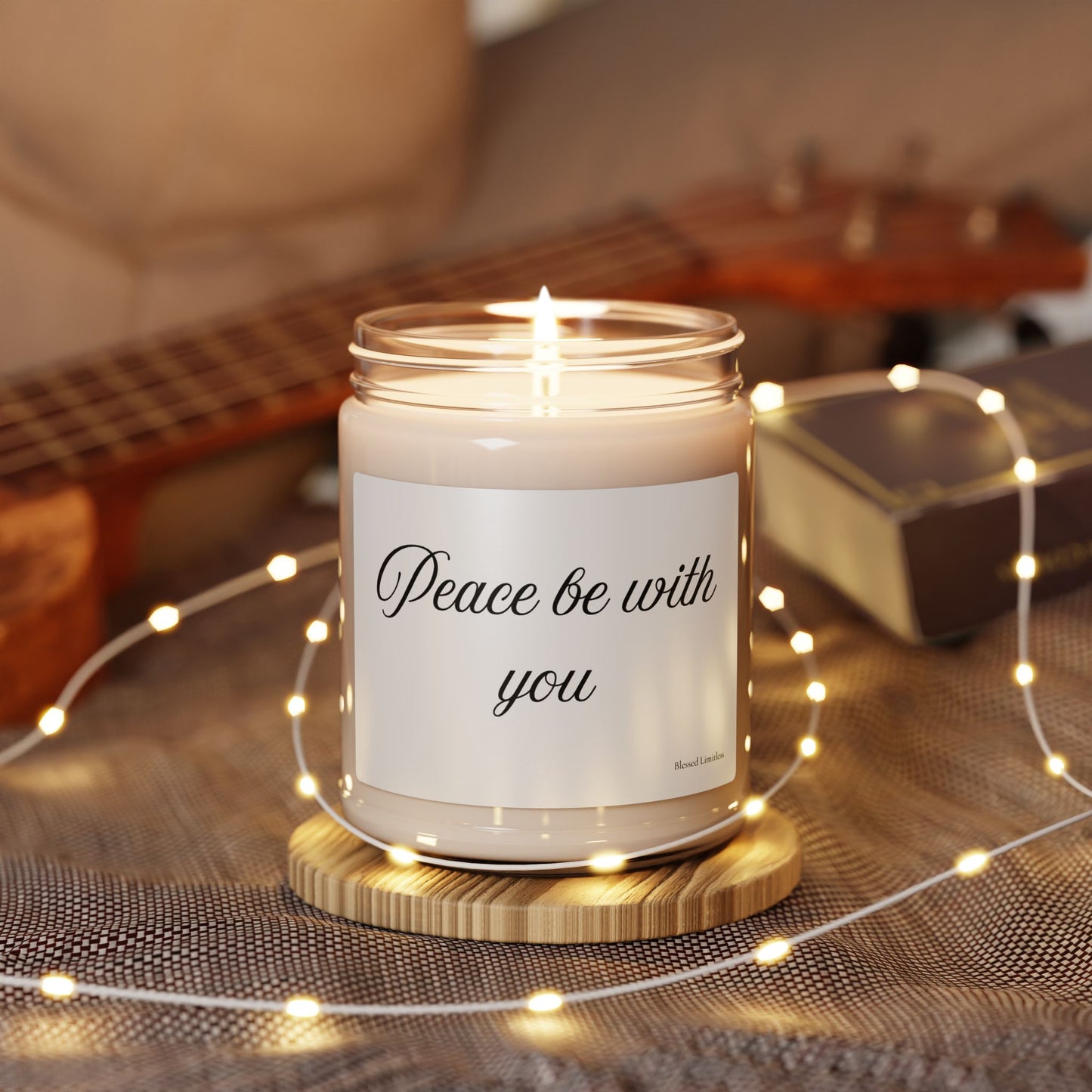 Peace be with you Scented Soy Candle, 9oz