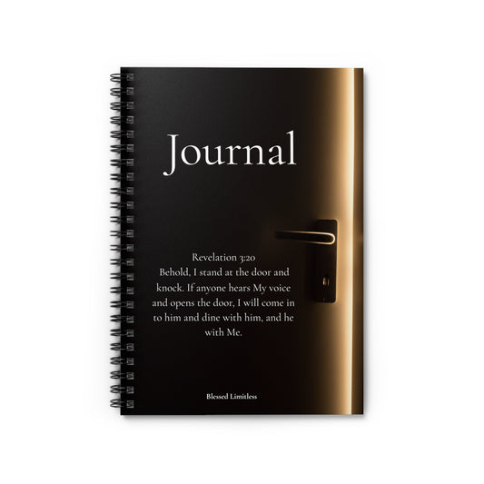Revelation 3:20 Journal – Faith-Inspired Reflection Notebook