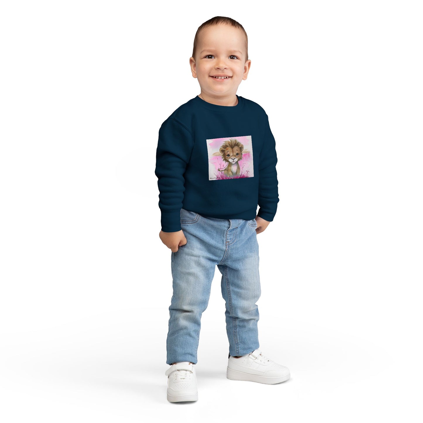 Kids “Be Strong & Courageous” Lion Shirt – Joshua 1:9  Toddler Sweatshirt