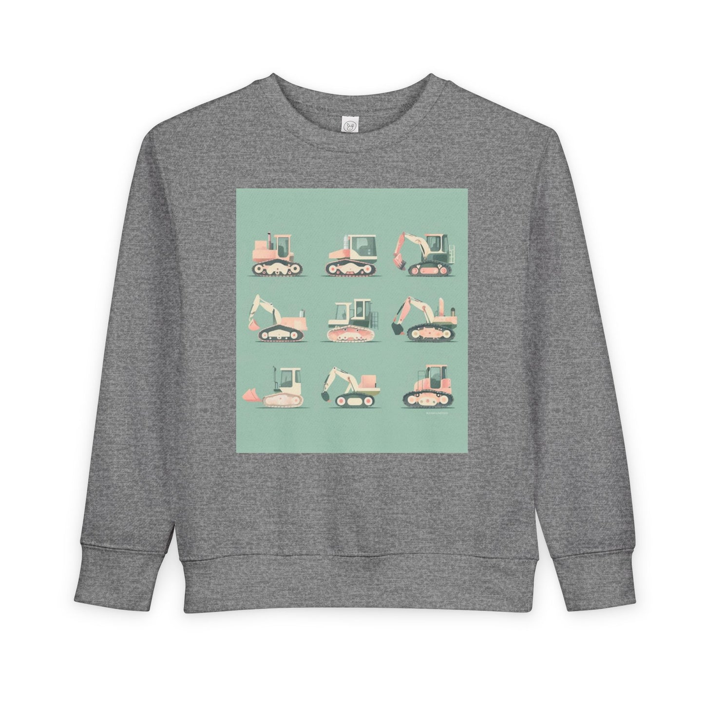 Digger Sweatshirt – Fun Construction Design Toddler Sweatshirt